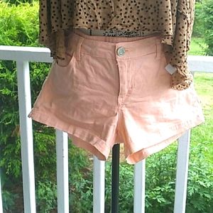 CELEBRITY.PINK PEACHY KEEN JEAN SHORTS